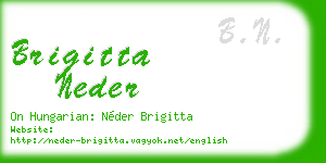 brigitta neder business card